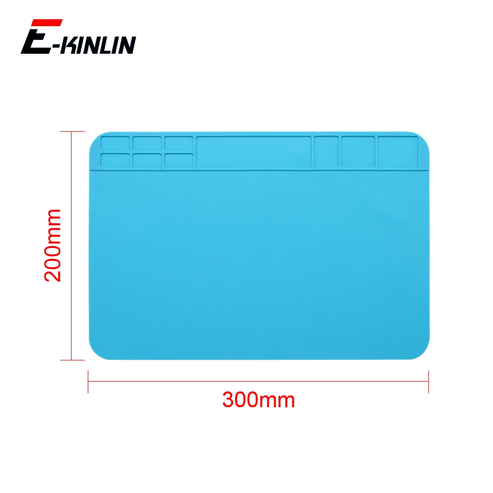 Heat Resistant Insulation Silicone Soldering Anti-Static Mat Work Phone Soldering Pad Platform For iPhone For Samsung HuaWei