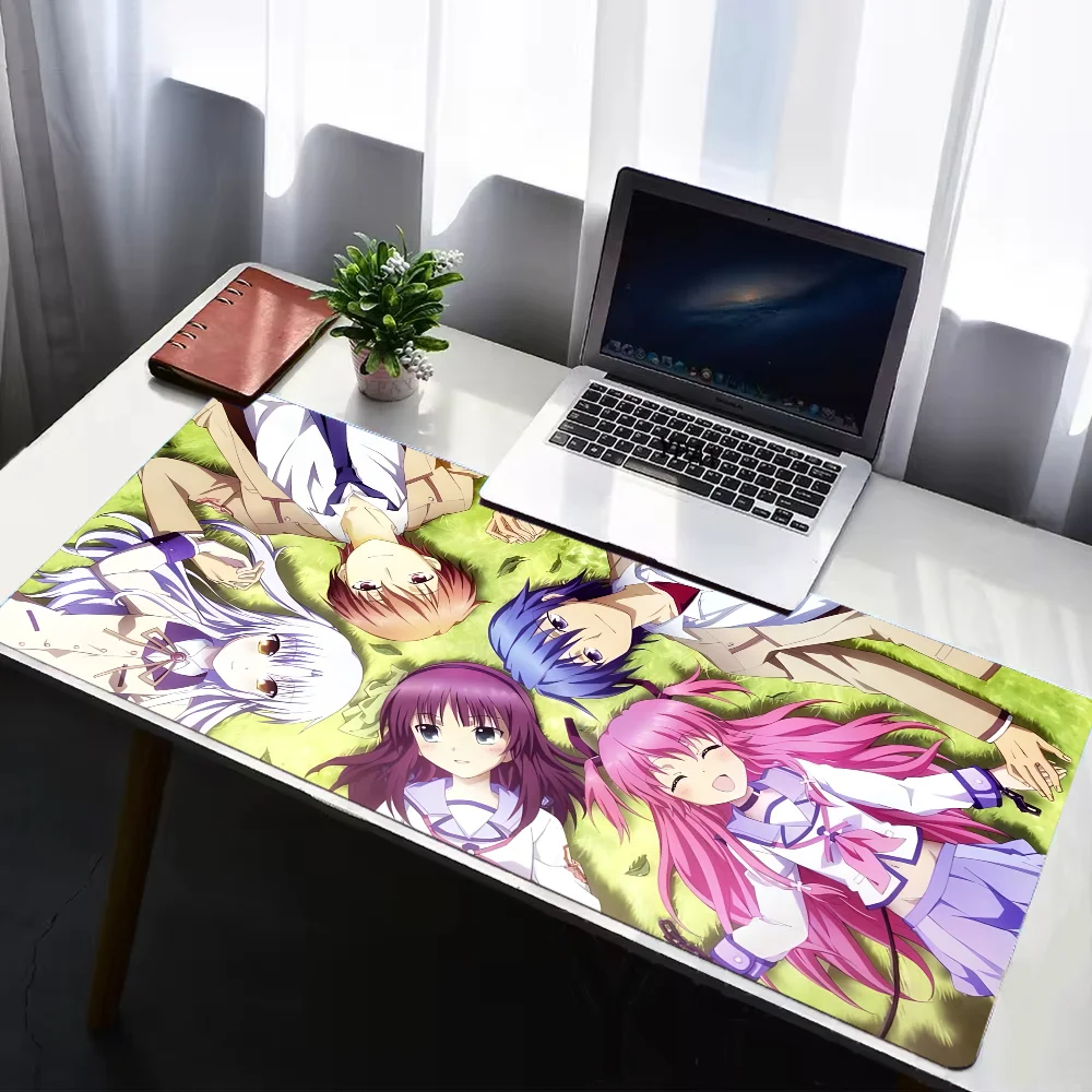 A-Angel B-Beats! Mousepad Mouse Pad Laptop Gaming Accessories Mousepad Large Desk Mat Computer Gamer Keyboard Rug Carpet