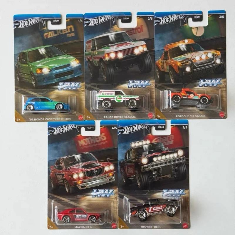 

Оригинальная модель автомобиля Hot Wheels серии премиум-класса GDG44, сплав Honda Civic Ek9 Porsche Mazda, литая под давлением модель автомобиля, игрушки