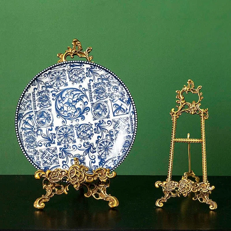 Brass Easel Display Stands for Art Deco, Paintings, Pictures, Decorative Plates, Wedding Signs, Home Decor Pictures Stand