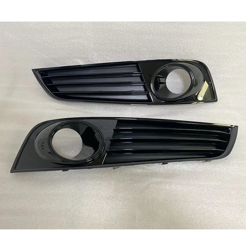 

For Audi A8 Fog Light Frame Racing Grills 2011 2012 2013 D4 Front Bumper Lower Grille Fog Light Frame Lamp Cover Bumper Mesh
