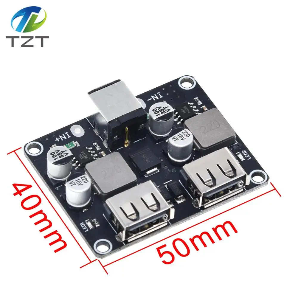 USB QC3.0 QC2.0 DC-DC Buck Converter Charging Step Down Module 6-32V 9V 12V 24V to Fast Quick Charger Circuit Board 3V 5V 12V image 3