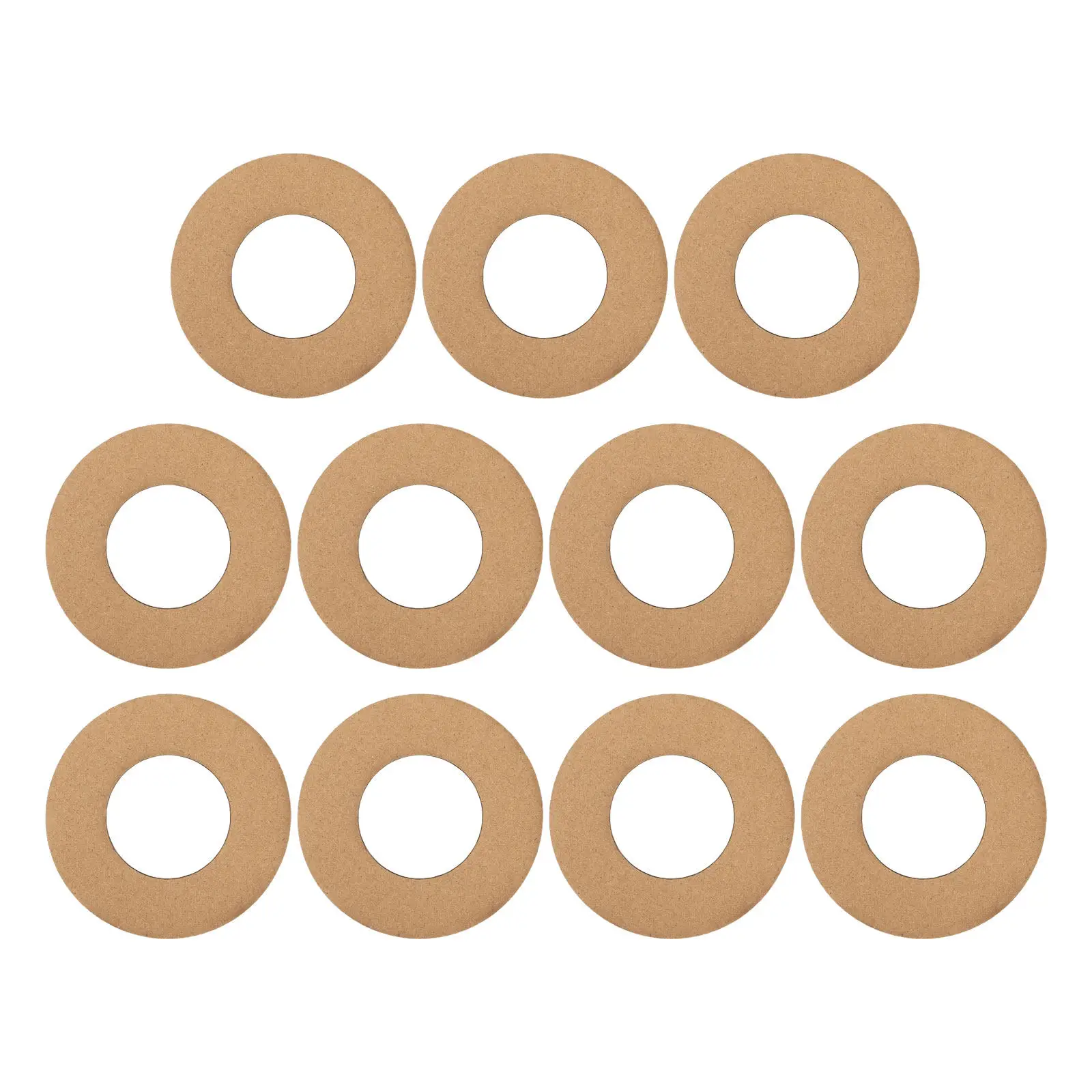 

11Pcs White Cardboard Craft Circles 5.9 Inch Thick Cardstock for DIY Wreath Frames School Art Projects Painting Paper Wreath