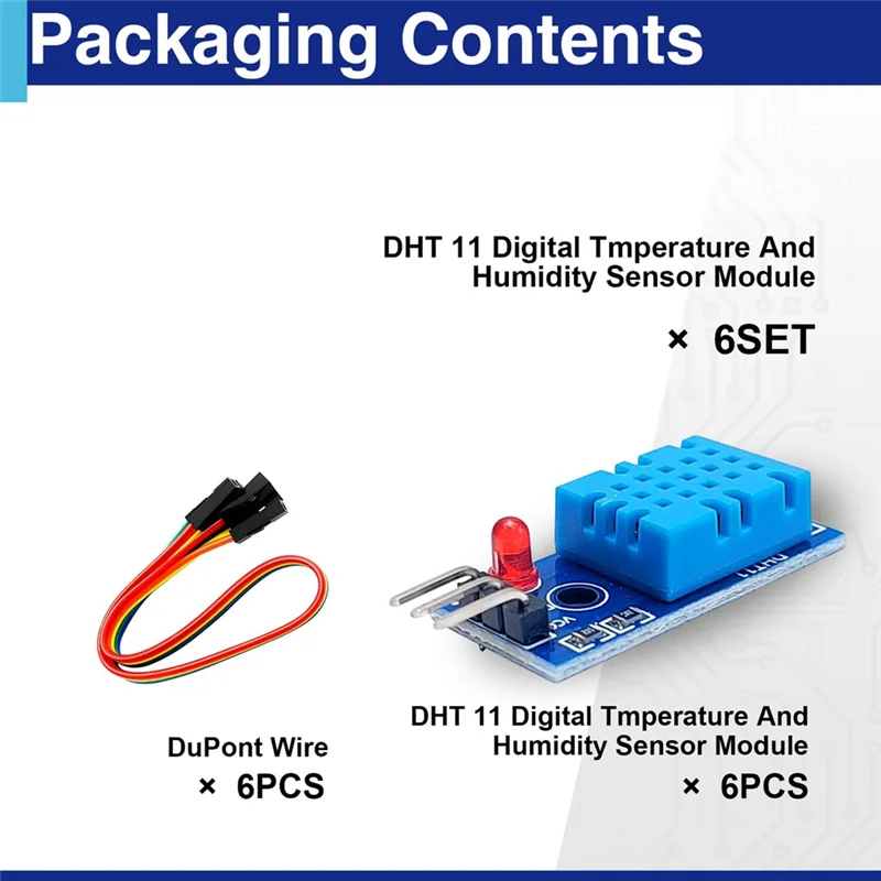 Digital Humidity Sensor Temperature Humidity Sensor Humidity Sensor Module DHT11-ABJU