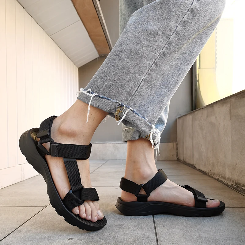 casual, fashionable, classic, versatile, trendyy casual sandals, non-slip, wear-resistant, high-looking sandals, outdoor casual slippers, indoor sandals, couple sandals