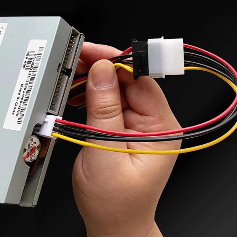 New 4 Pin Molex IDE Male To 4P ATA Female Power Supply Cable To Floppy Drive Adapter Computer PC Floppy Drive Connector Cord PSU