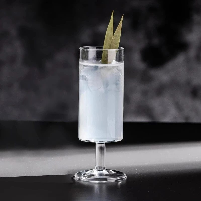 Japanese Collin Cups Creative Long Drink Cup Cocktail Glasses Cup Small Capacity Glass Tall Champagne Glass Drinkware Accessory