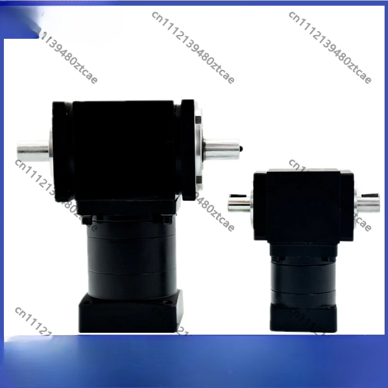 90° T-Shape Right Angle Reducer Hollow Shaft Output Gear Box For Servo Motor Vertical Power Conversion