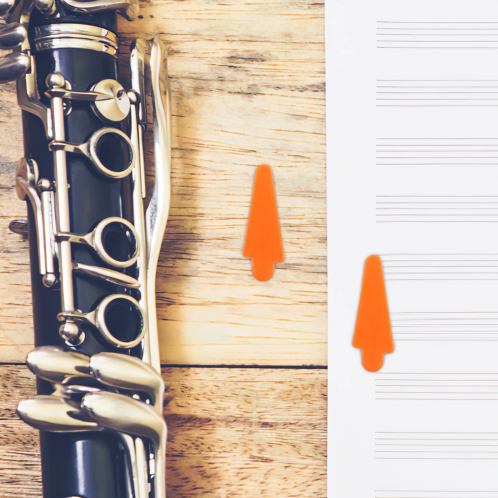 10 قطعة أدوات الرياح الساكسفون اكسسوارات منصات المفاتيح وسائد المطاط الإبهام مساند سهلة التركيب المحمولة تصميم طول العمر