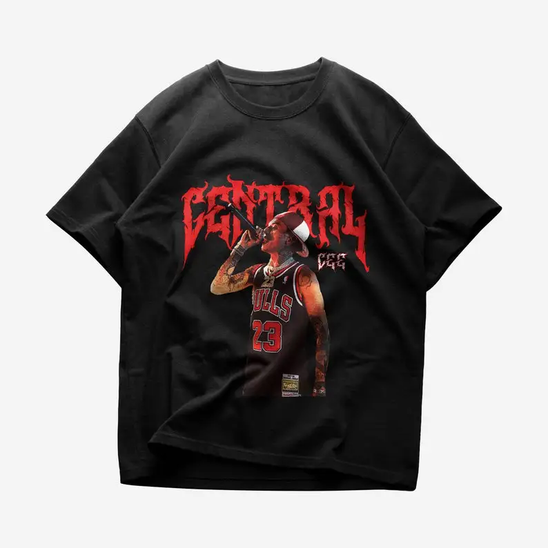 ROCK BAND. Central Cee Rap Shirt, Central Cee 2023 Rapper 90S Y2K Vintage Retro Bootleg, Halloween Style Graphic Tee Gift For Fa