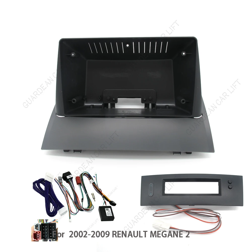 

9-дюймовый автомобильный радиоприемник Android для 2003-2009 годов RENAULT MEGANE 2, стереоплеер, 2DIN, головное устройство, панель приборной панели, установка, отделка