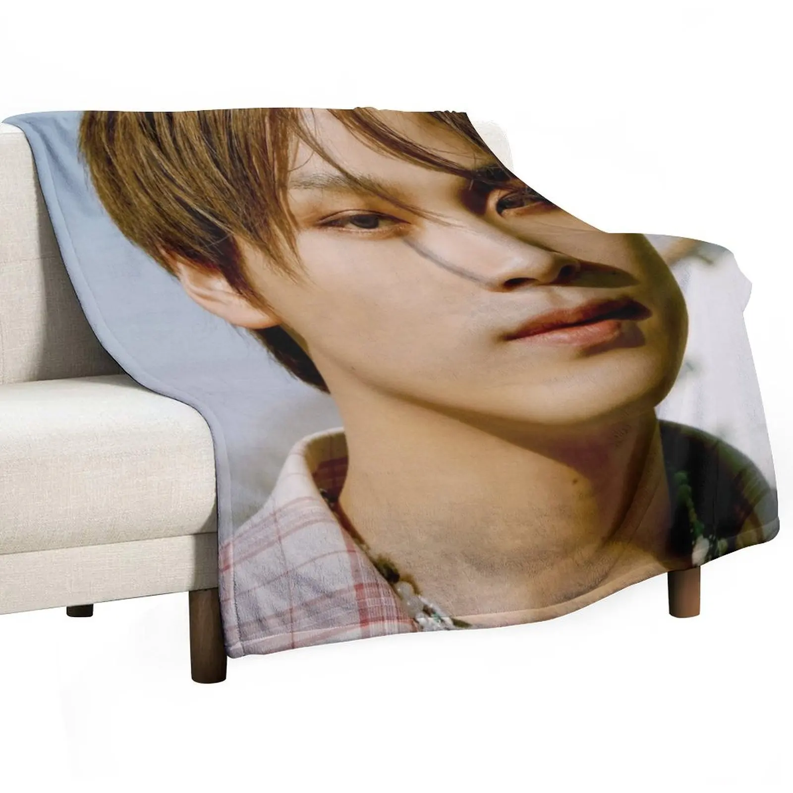 haechan Throw Blanket Soft Plush Plaid Comforter Decorative Sofas Blankets