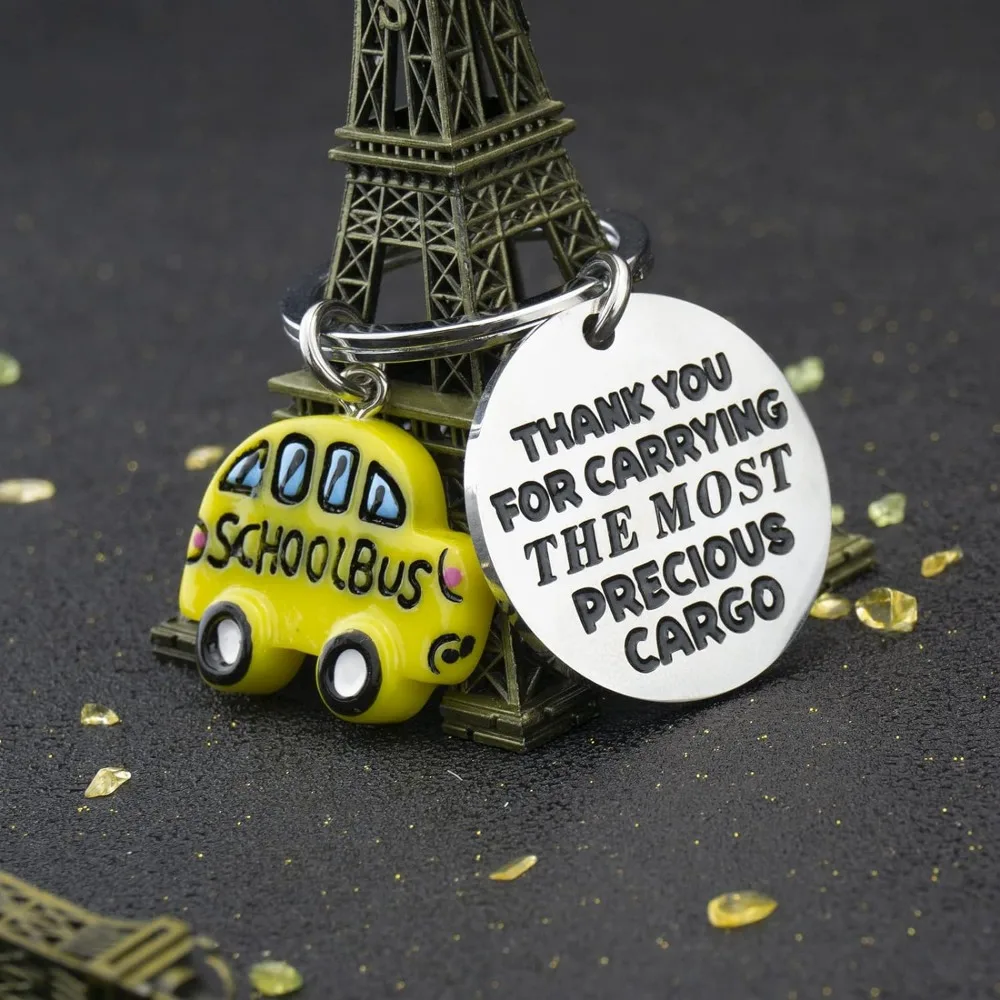 Thanksgiving/Teacher's Day Gift, The Best Choice for The Teacher/coach, Thank You for Helping To Carry Good, Lovely Car Keychain