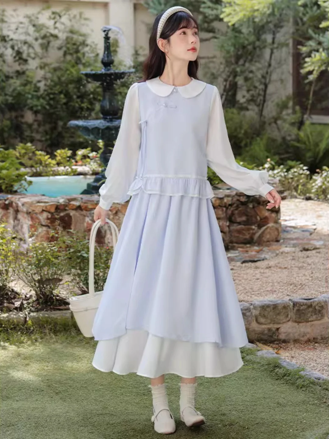 Novo Vestido Estilo Chinês para Meninas, Moda Primavera, 12 Anos, Crianças Maiores, 15 Alunas do Ensino Fundamental, 13 Adolescentes, Fr...