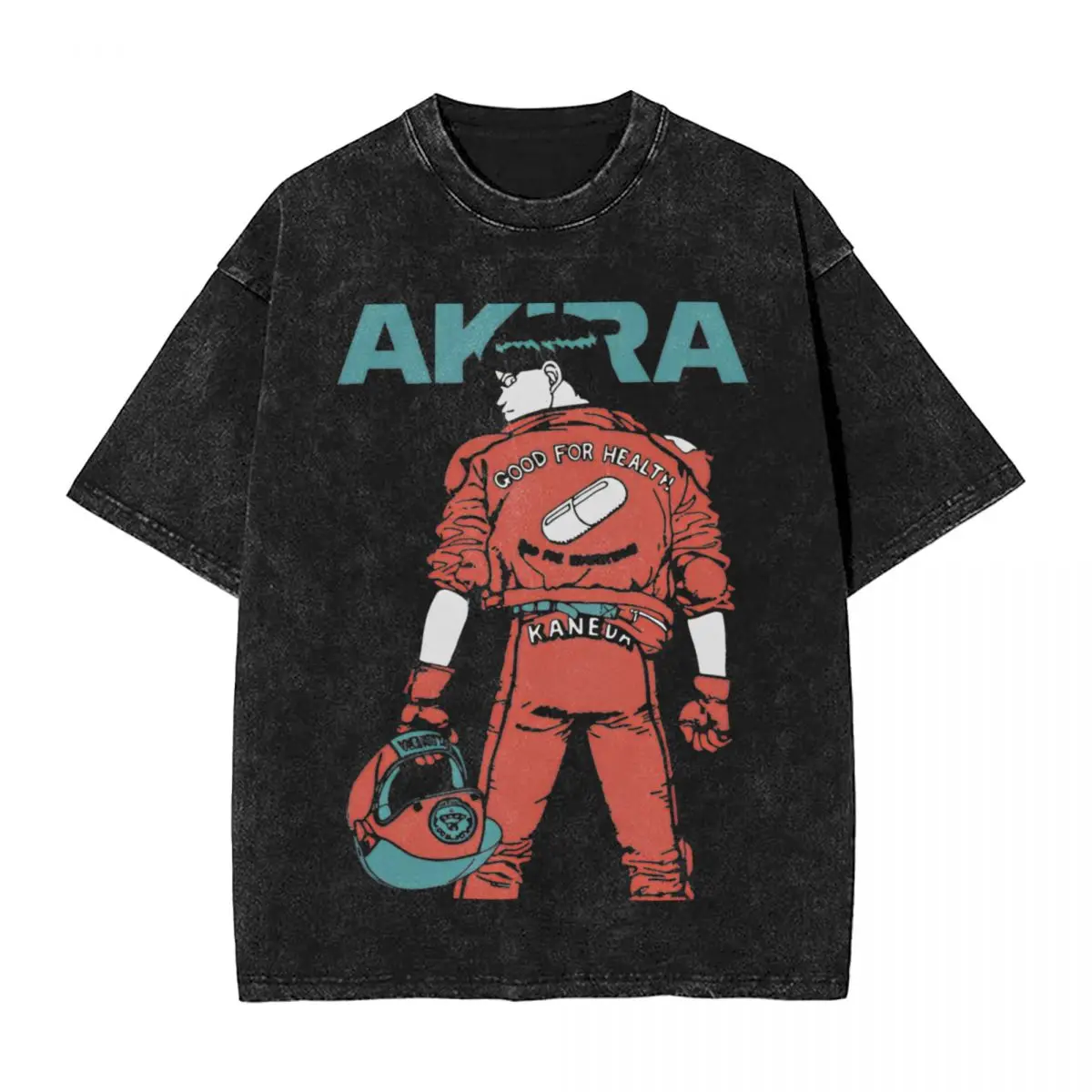 Katsuhiro Otomo Memories Japanese Anime Washed T Shirts Streetwear Hip Hop Fashion T-Shirts Akira Tees Cotton Harajuku Printed