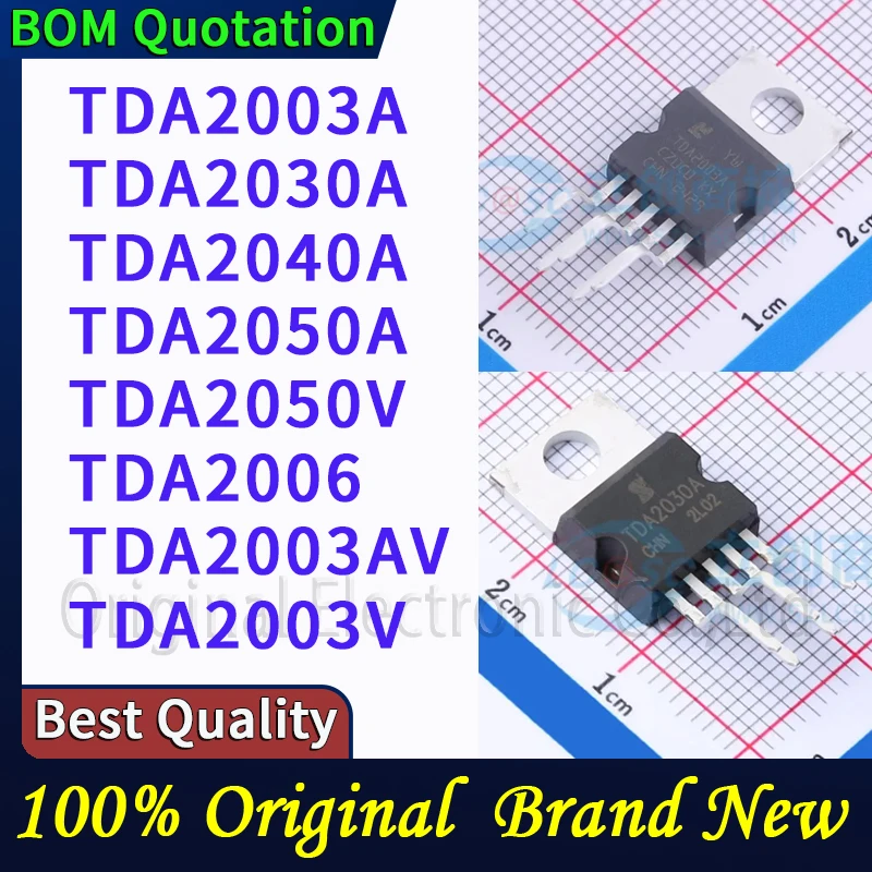 5pcs/lot TDA2003A TDA2030A TDA2040A TDA2050A TDA2050V TDA2006 TDA2003AV TDA2003V In stock Original High quality