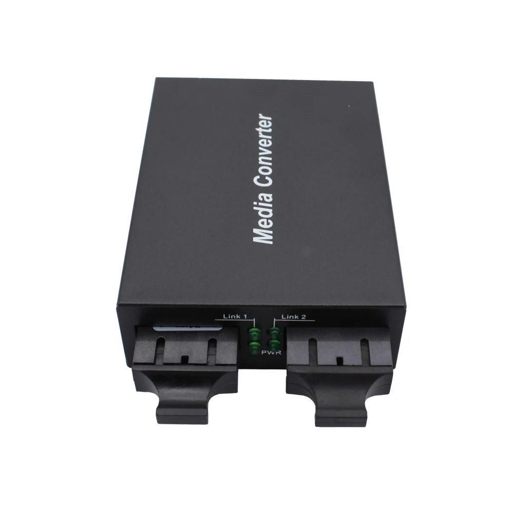 Gigabit Single Mode to Multi Mode Fiber Media Converter 1000M 850nm to 1310nm SM to MM SC Media Converter