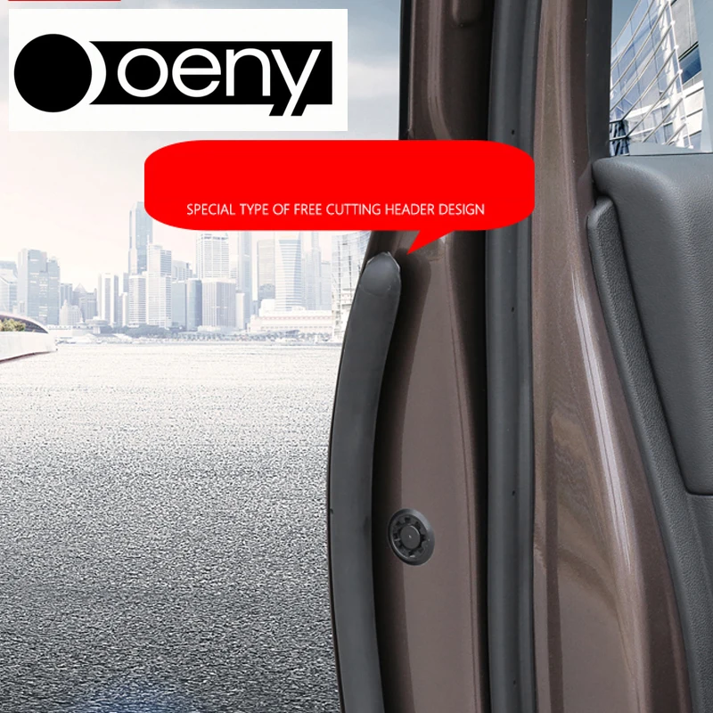 Fit For Car Door Seal Strips Sticker B Shape Rubber Seals Sound Insulation Sealing Great Wall POER Canno Accessories Haval 2020