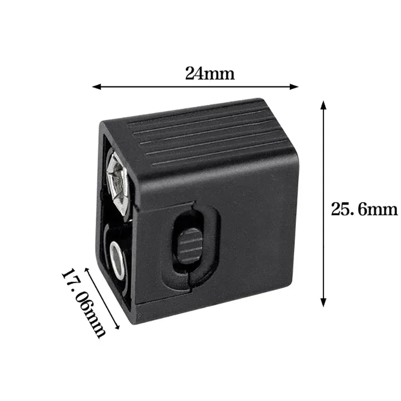 مصباح يدوي 9 فولت LED صغير مفتاح الضوء 6F22 بطارية COB الإضاءة الخارجية ضوء العمل البطارية غير المدرجة #5