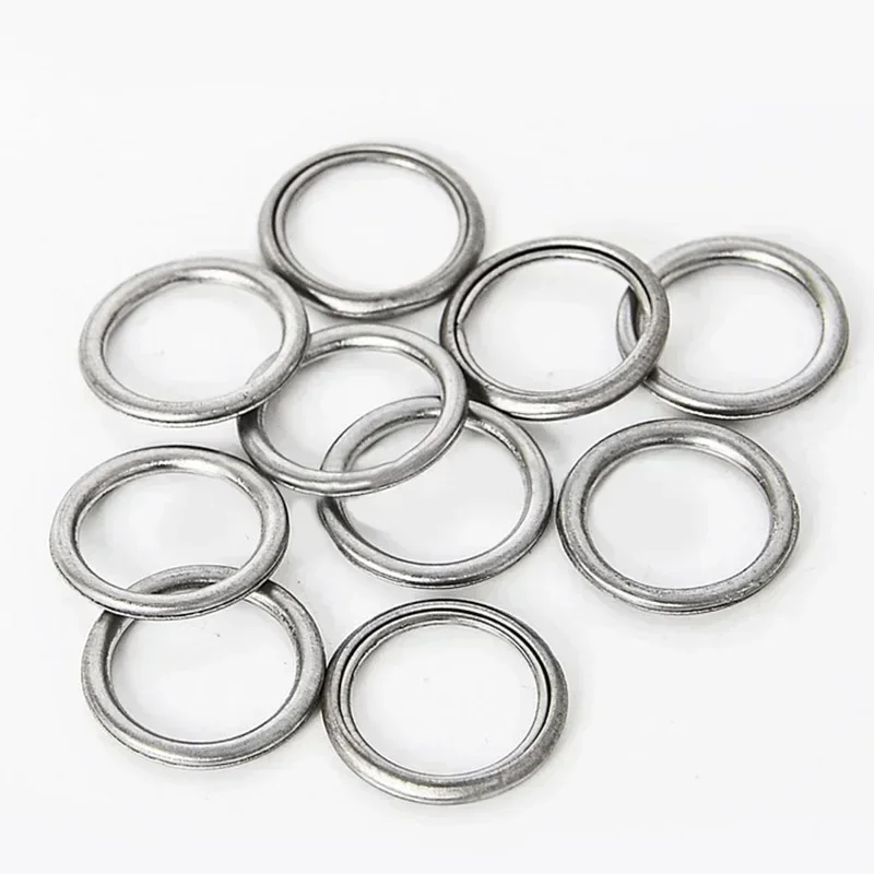 10pcs Oil Discharge Plug Gasket Washers For Mitsubishi MD050317/Lancer-Ex For EVO Metal Gaskets Car Accessories