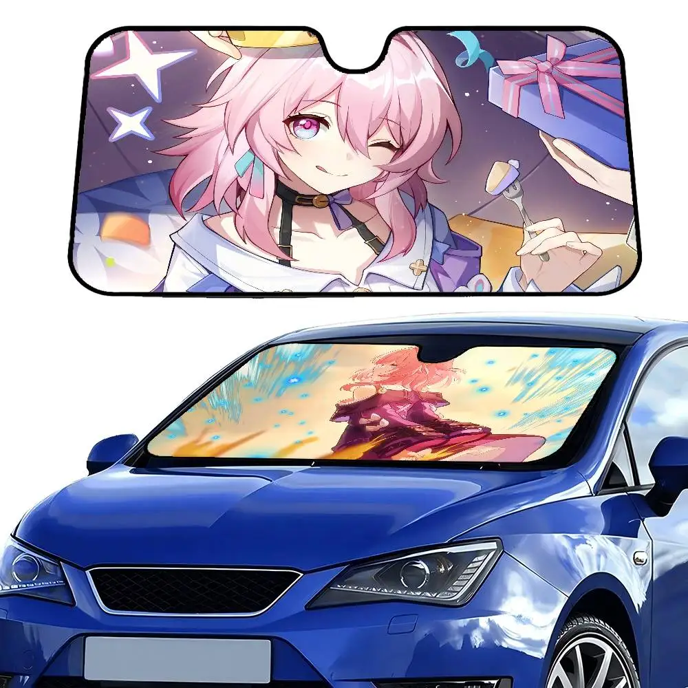 

March 7th Windshield Sun Shade For Sedans,51.2" X 27.5"Upgraded Car Sunshade For Front Windshield Visor Protector