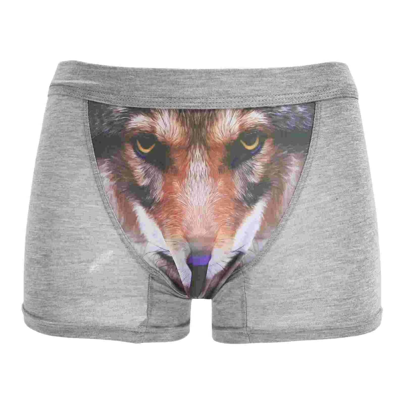 

Panties Men Square Leg Brief Trunks Large Printing Man Men's Briefs Shorts