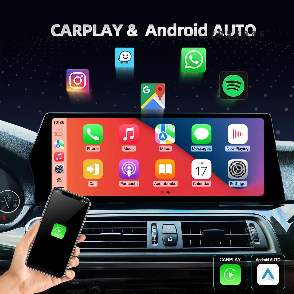 15.5 بوصة سنابدراجون أندرويد 13 راديو السيارة Carplay شاشة السيارات الوسائط المتعددة الملاحة لاعب لسيارات BMW 5series F10 F11 2011-2017