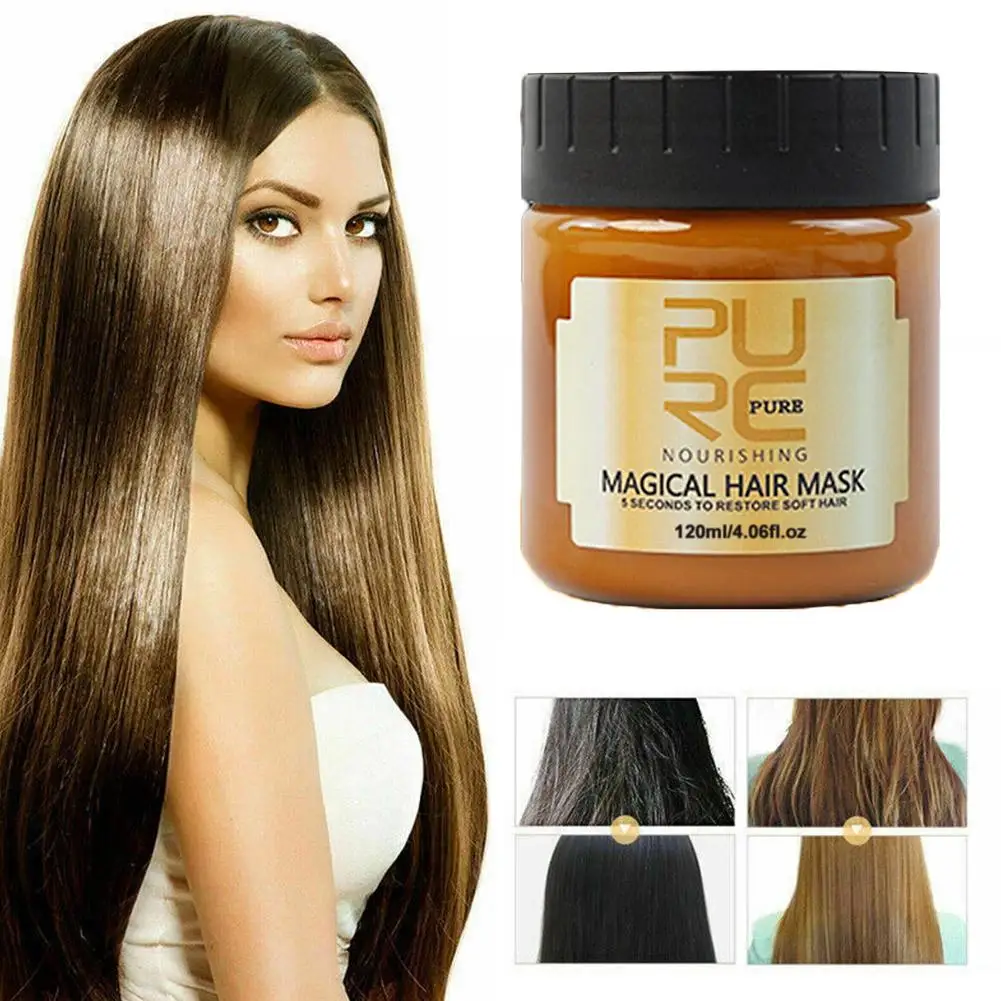 إصلاح عميق الكولاجين علاج الشعر تكييف زيت الأركان الكولاجين قناع الشعر جوهر الكيراتين مكيف للجاف التالف H T6Z8 #3