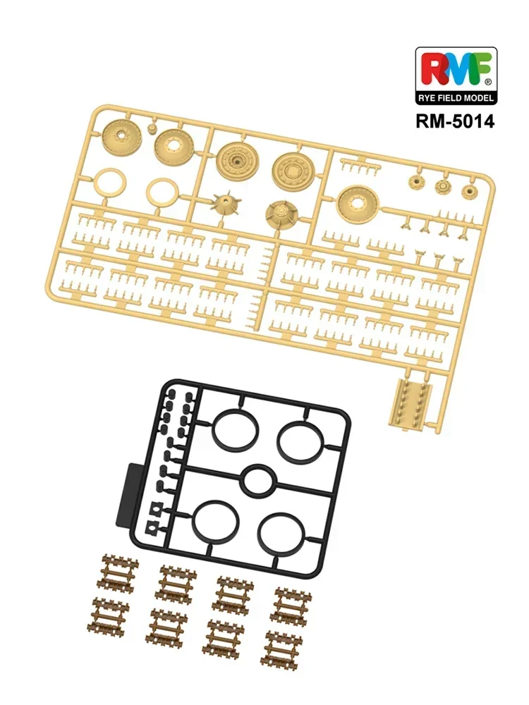 Panther Ausf.A/G Medium Tank Movable Dynamic Track Set 1:35 RFM 5014 Injection Plastic Hobby Retrofit Accessories