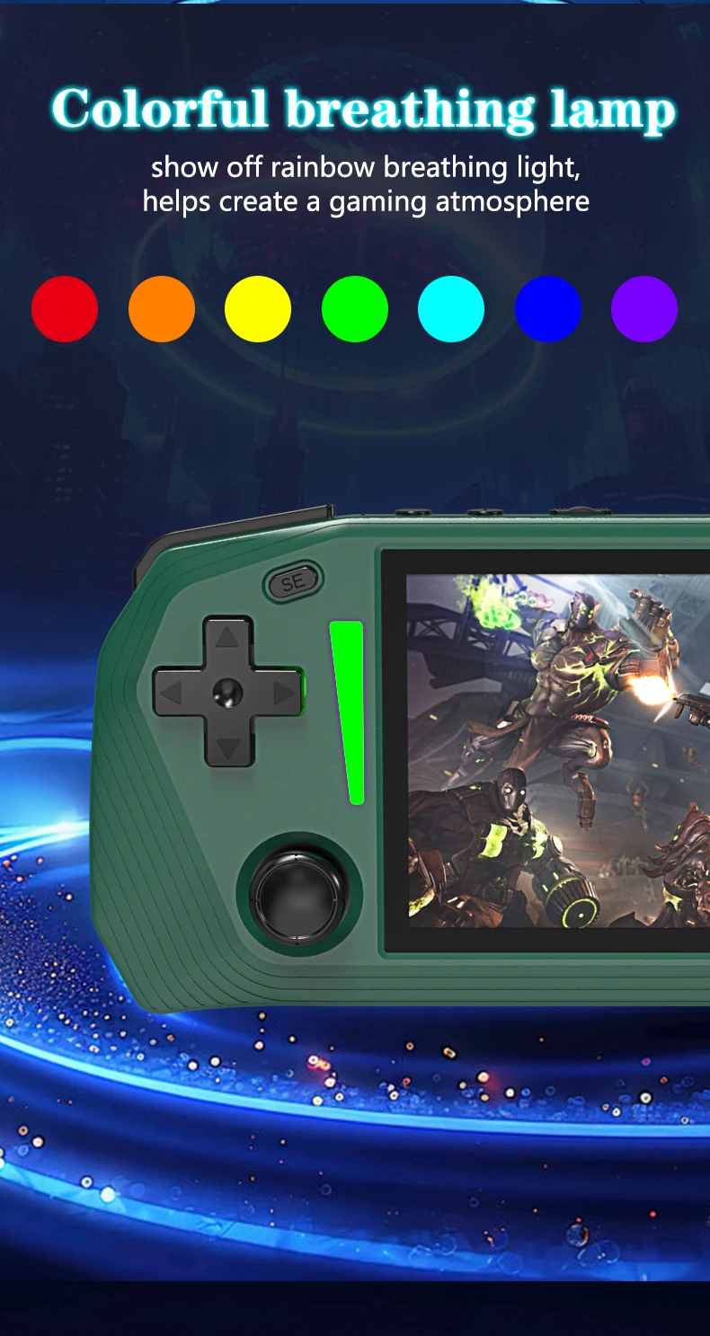 Retro Handheld Game Console Portable Arcade Gaming Player_voghion.com