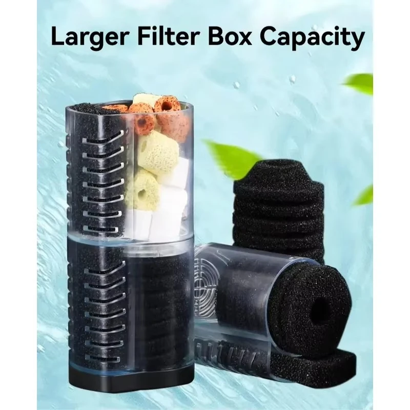 JQP-F 3-in-1 Filter Submersible Aquarium Water Pump for Oxygenation Filtration and Pumping