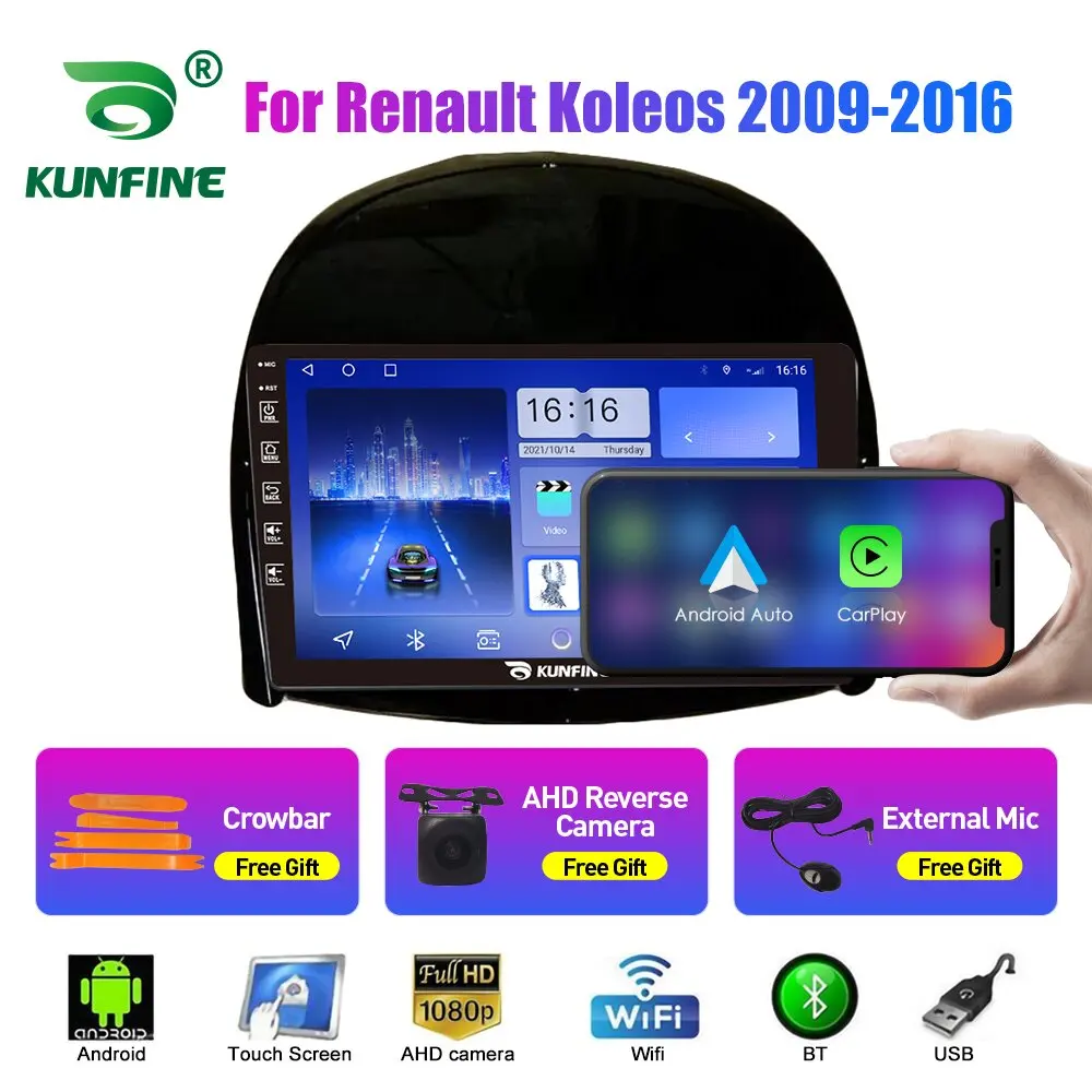 

Car Radio For Renault Koleos 2009-16 Octa Core Android 10.0 Car DVD GPS Navigation Player Deckless Car Stereo Multimedia player