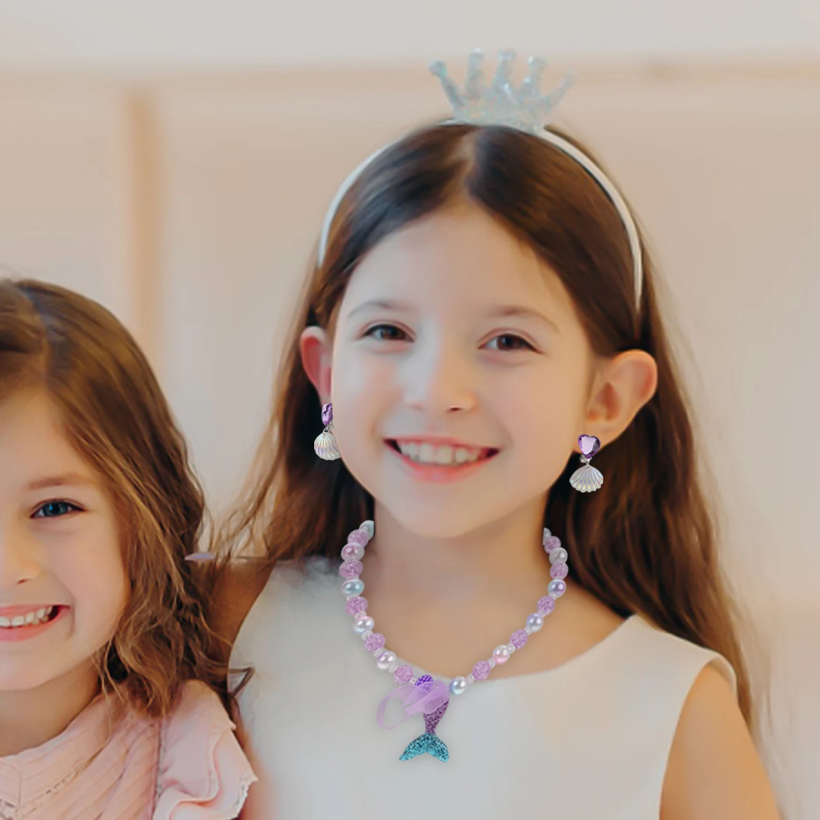 

Pearl Shell Bracelet Cartoon Necklace for Girls Women Fashion Children Jewellery