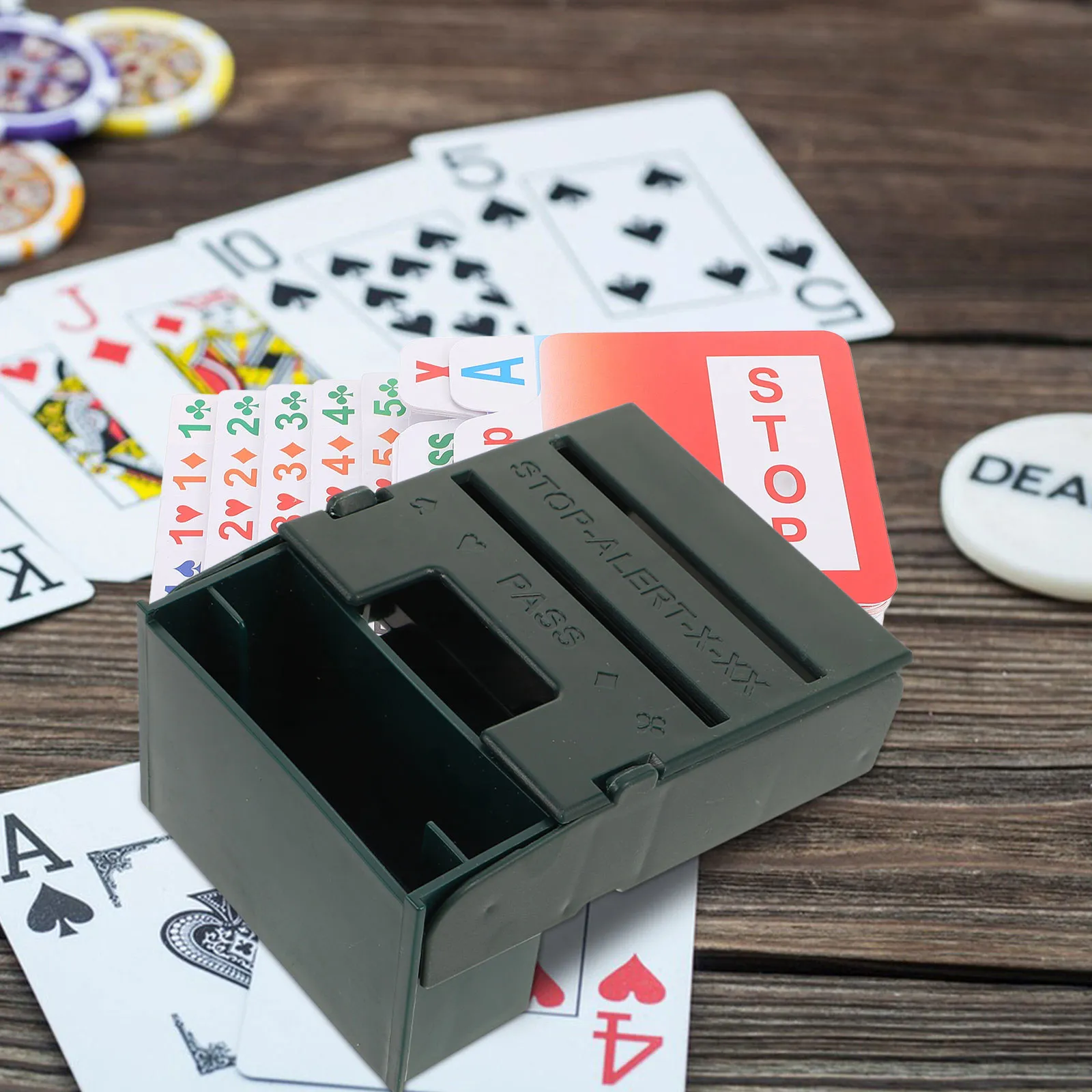 

Пустой компактный пластиковый контейнер для коллекций, органайзер для игровых карт, держатель для карт, ПВХ-коробка для игральных карт