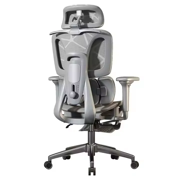 

Waist Support Foam Material Office Chair Ergonomic Reclining Mesh Office Chair with Adjustable Headrest