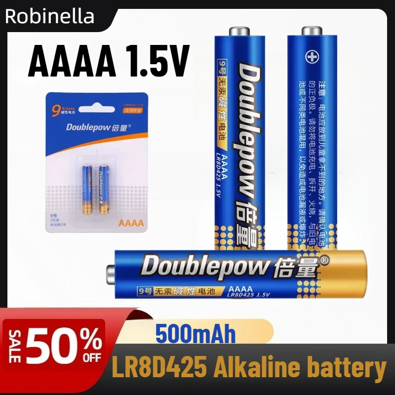 

AAAA No.9 Battery 1.5V 500mAh Alkaline Batteries LR8D425 for Smart Stylus Electromagnetic Pen Laser Stylu Battery Bateria 1.5v
