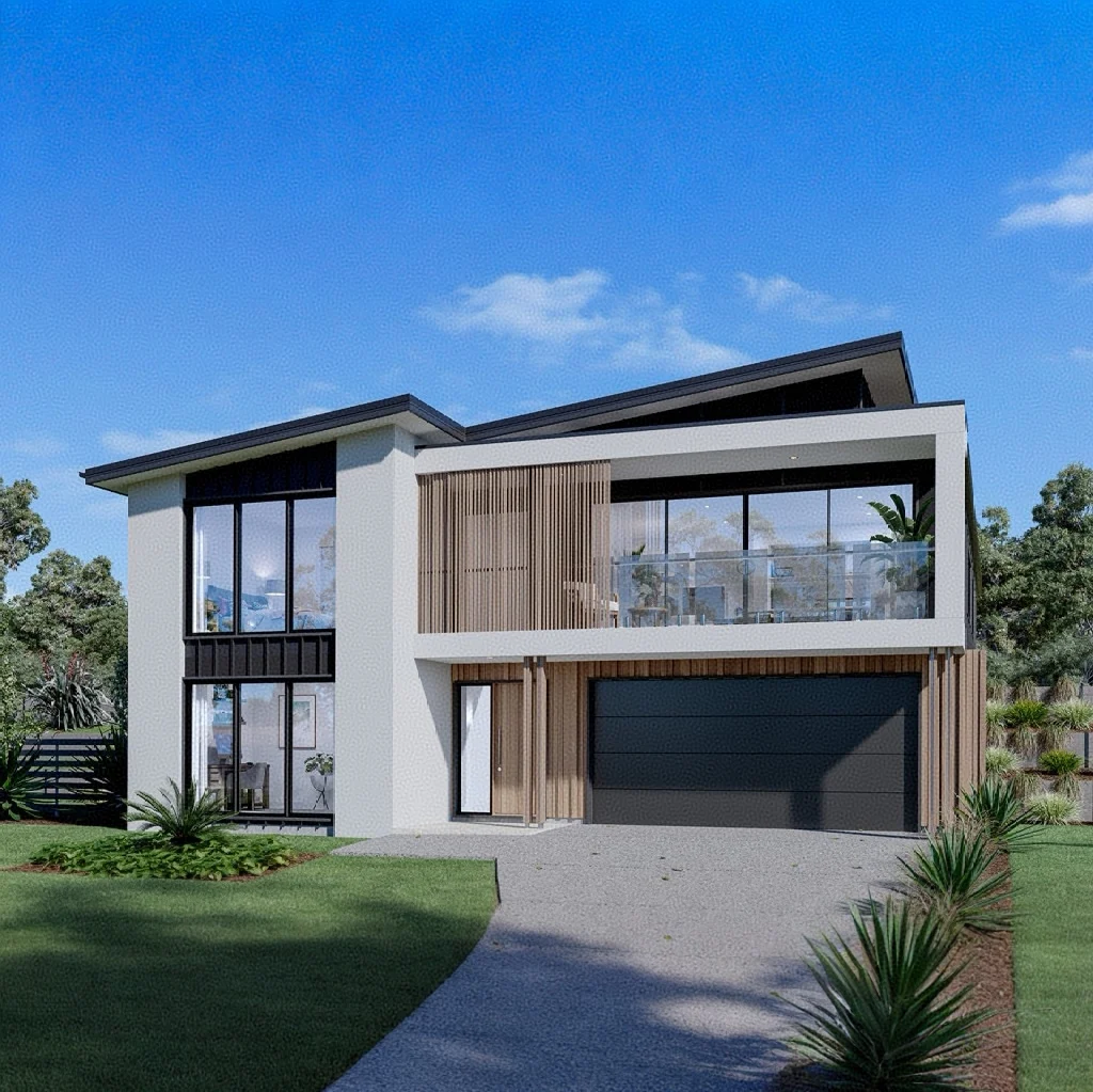 Australia Standard Luxury Villa Prefab Light Steel Structure Building Design for Single Family Home with  Metal Framing Kits