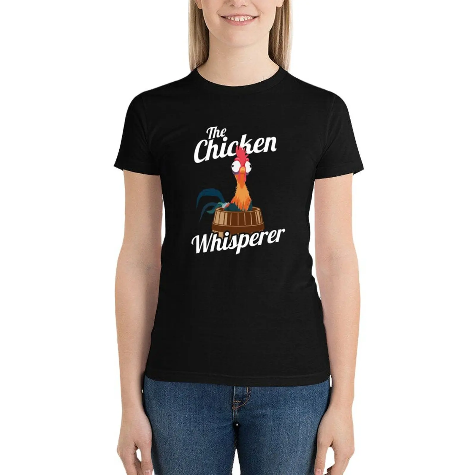 The Chicken Whisperer T-Shirt graphics oversized t shirt dress Women