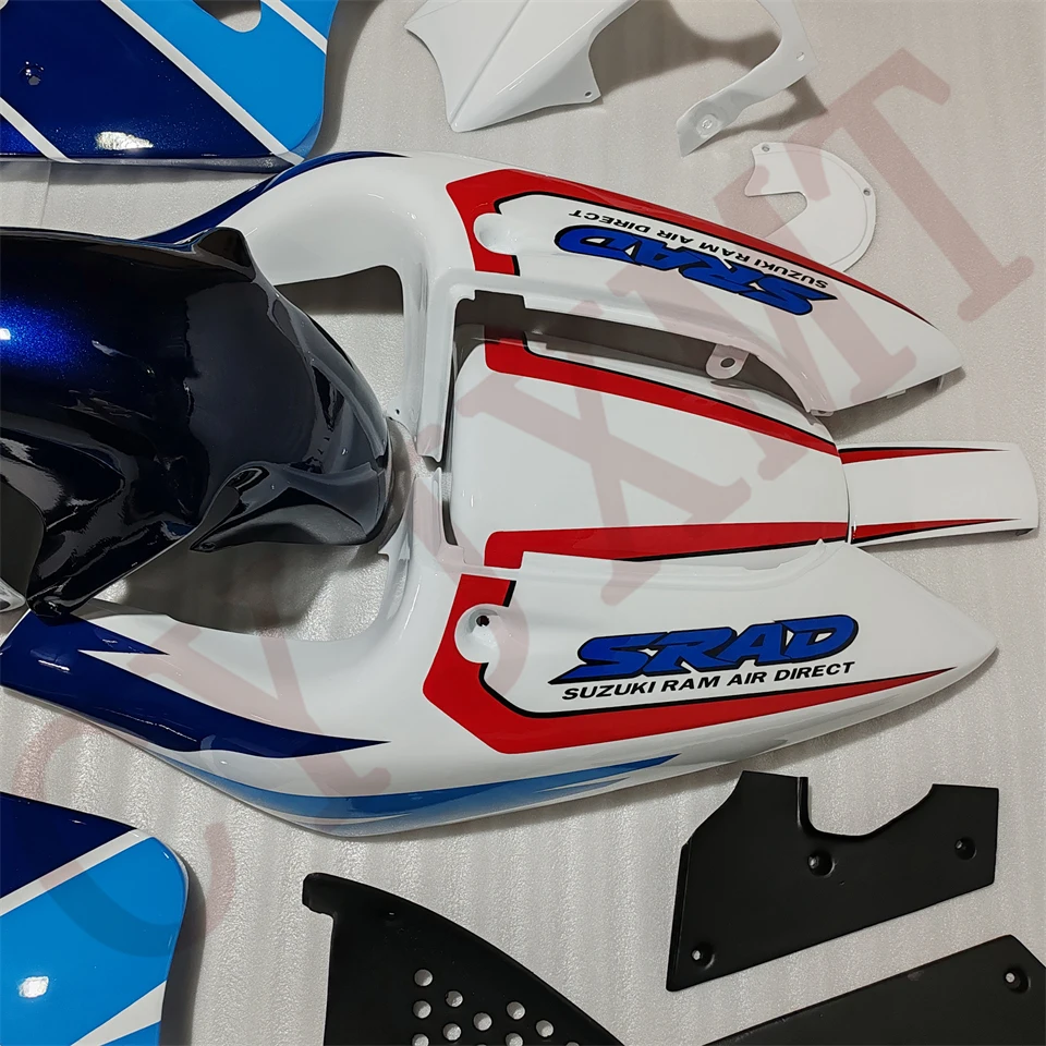 دراجة نارية هيكل السيارة هدية ل Gsxr 600-750 1996 1997 1998 1999 2000 Fairings Kit Gsx-r600 Gsx-r750 96-00 هيكل السيارة خزان شل #6