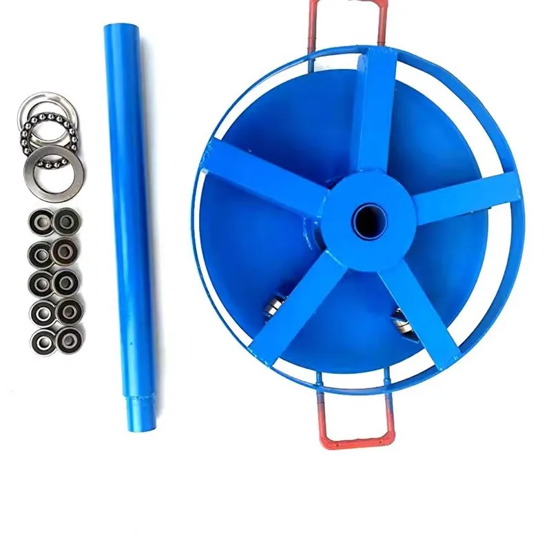 في الهواء الطلق سلك كهربائي متعدد النواة كابل بكرة طبل كابل محمول بكرة حامل الوقوف #4