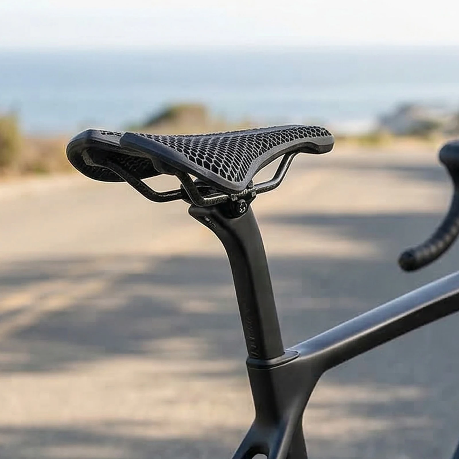 

3D-печатное седло для велосипеда с сотовой структурой и амортизацией, сверхлегкое сиденье-подушка для велоспорта, для шоссейных велосипедов, экипировка для езды