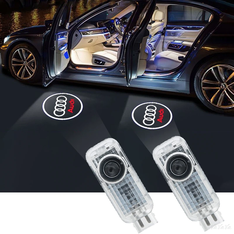 

New Car Door Welcome Lamp Ghost Shadow Projector Light For Audi Sline A3 A4 A5 A6 Q3 Q5 Q7 TT B5 B6 B7 8P 8V 8P 8L S3 S4 QUTTRO