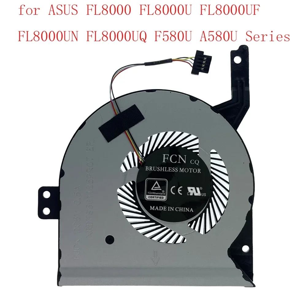 Replacement New Laptop CPU Cooling Fan for ASUS FL8000 FL8000U FL8000UF FL8000UN FL8000UQ F580U A580U  Series DFS501105PR0T Fan