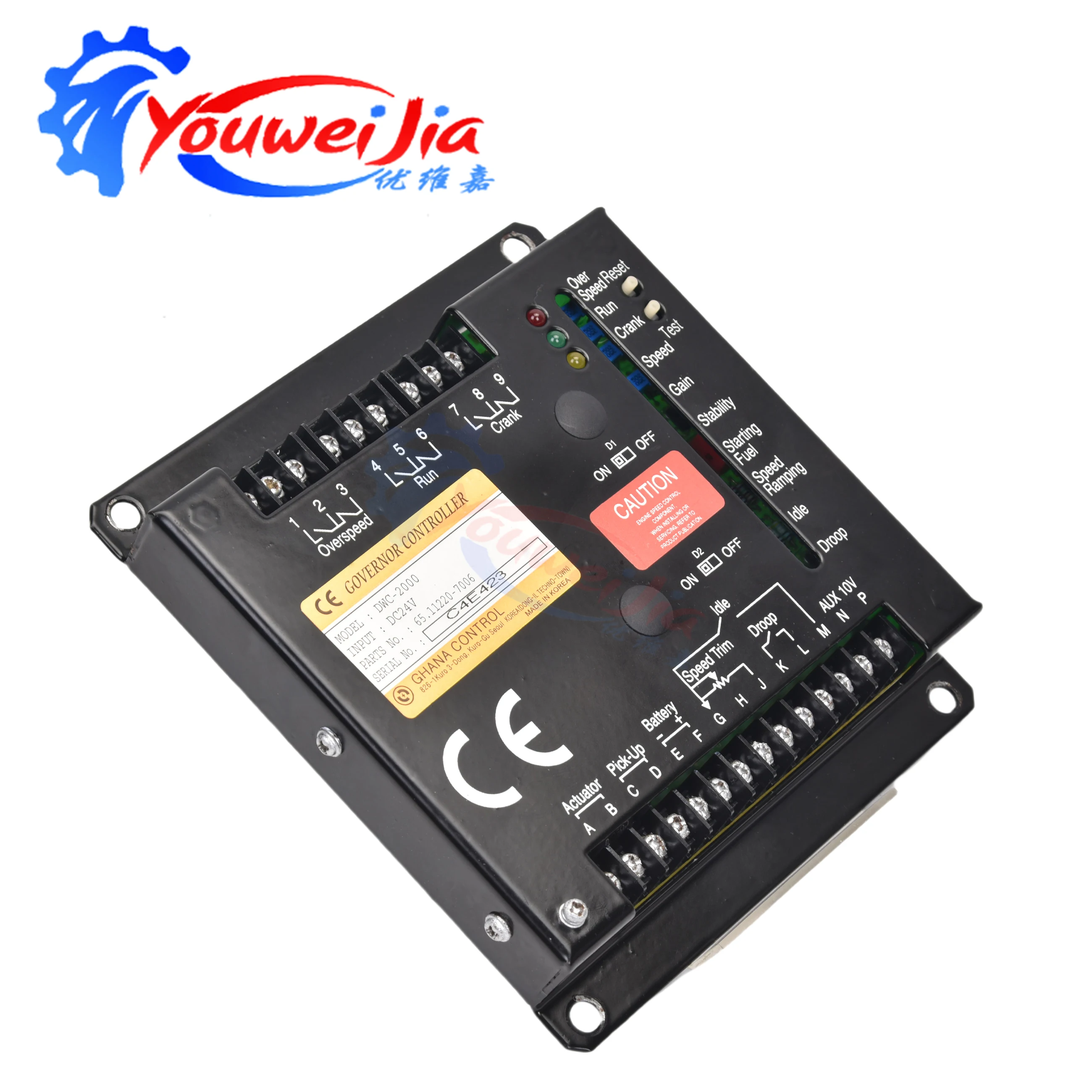 DWC-2000 Governor 65.11220-7006 Governor Board for Daewoo Generator DGC-2013