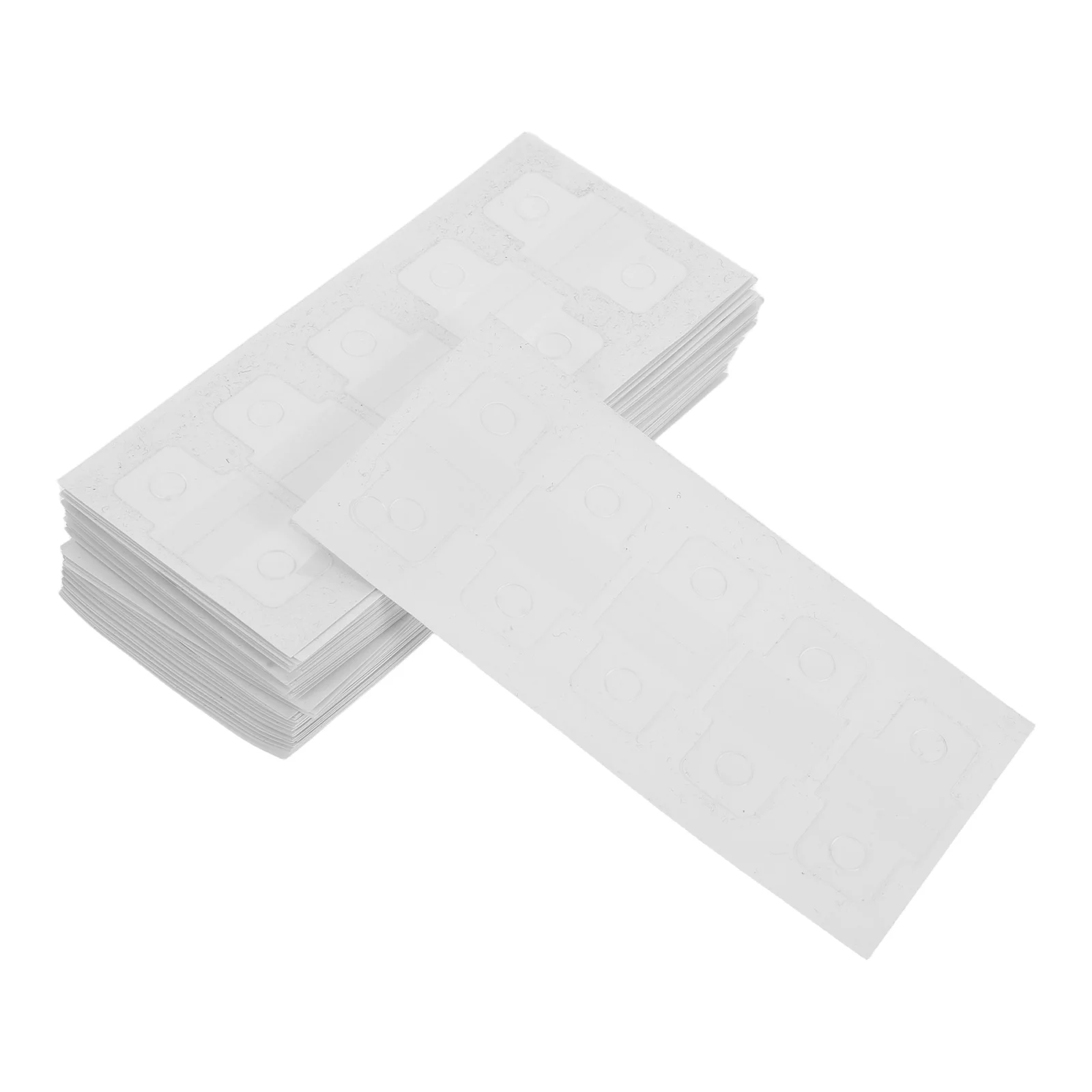 50 ورقة ملصقات تعزيز ثقب الموثق ذاتية اللصق لمكتب ألبوم المدرسة دوائر تعزيز ثقب الورق