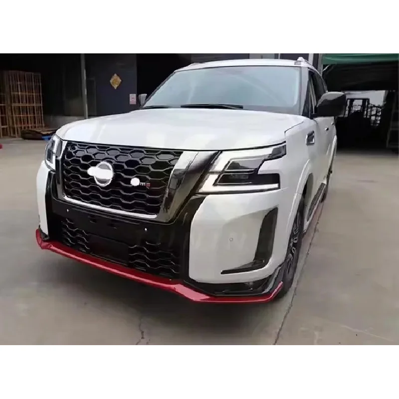 طقم هيكل طراز Nis-mo Patrol Y62 2016-2020 مصدات أمامية وخلفية ملحقات السيارة الخارجية