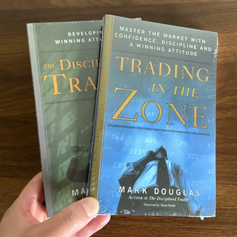 Mark Douglas Trading in The Zone y The Disciplined Trader, libro en formato de bolsillo en inglés