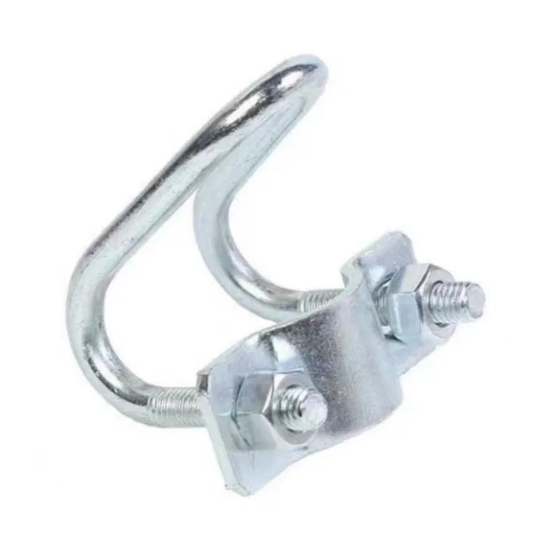 

Cross buckle U-shaped pipe card Double u galvanized cross pipe clamp steel pipe fixed hoop buckle shelf pipe connector