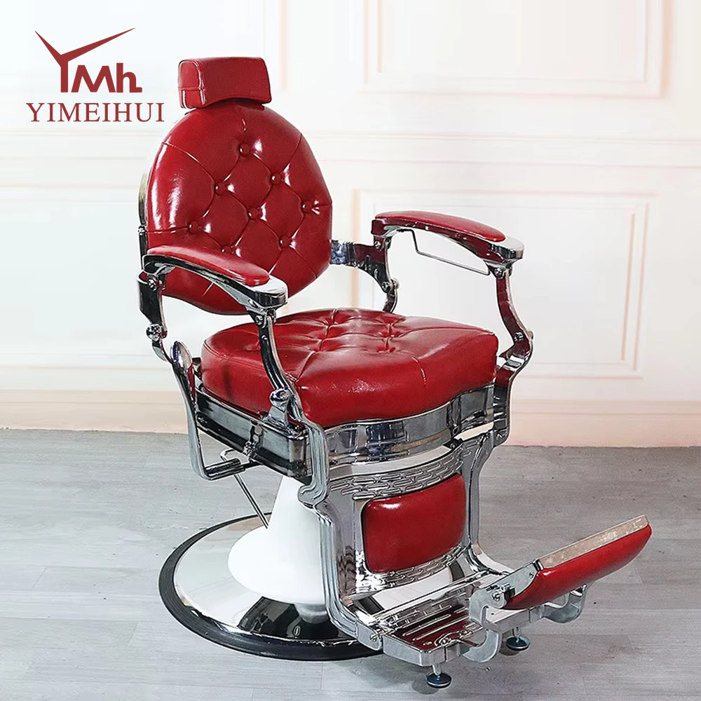 Modern Luxury Furniture Retro Hair Styling Barbershop Equipment Furniture Styling Salon Vintage Barber Chairs