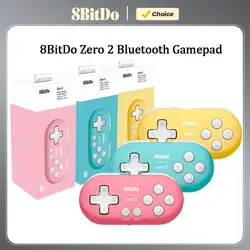 8BitDo Zero 2 Bluetooth Gamepad,Mini Game Crontroller for Nintend Switch PC Windows Android MacOS.